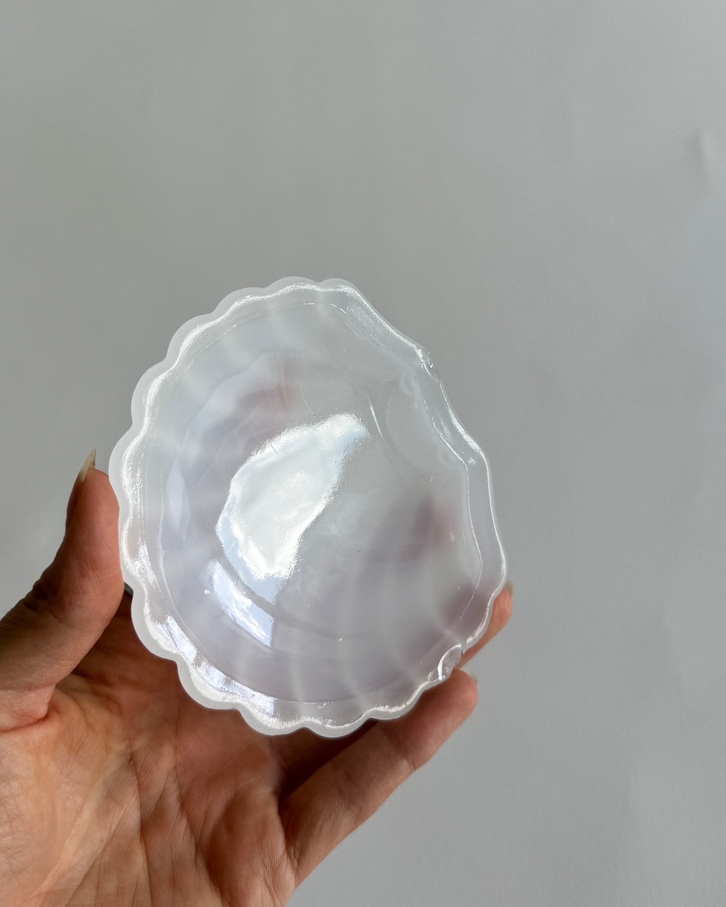 Silver Shell Butter Dish