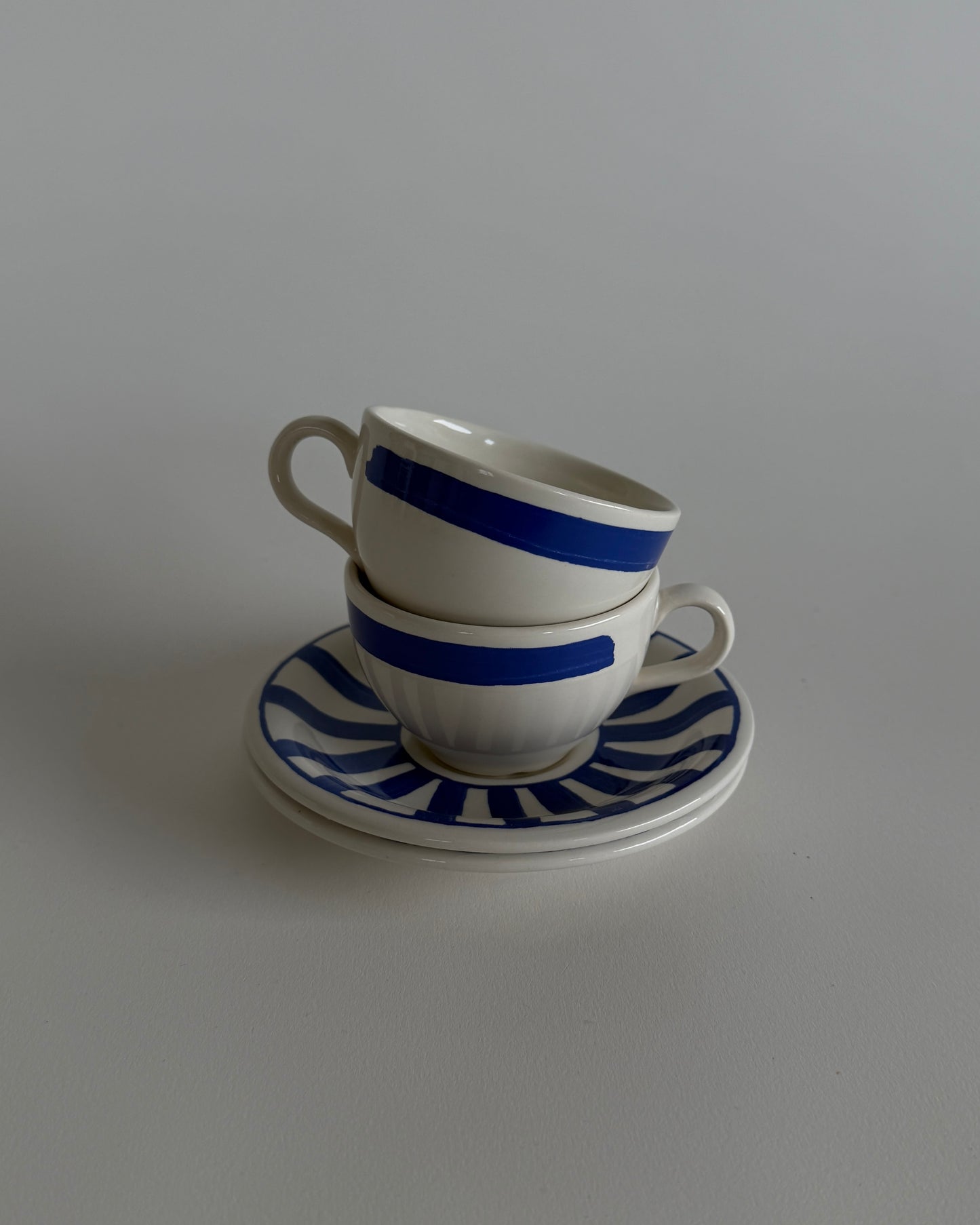 Small Ceramic Cups made in Englad- Set of 2