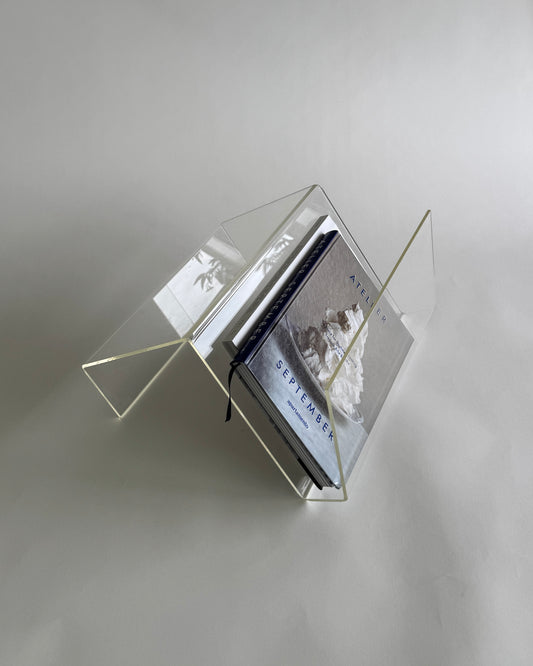 Vintage Minimalist Acrylic Book Stand