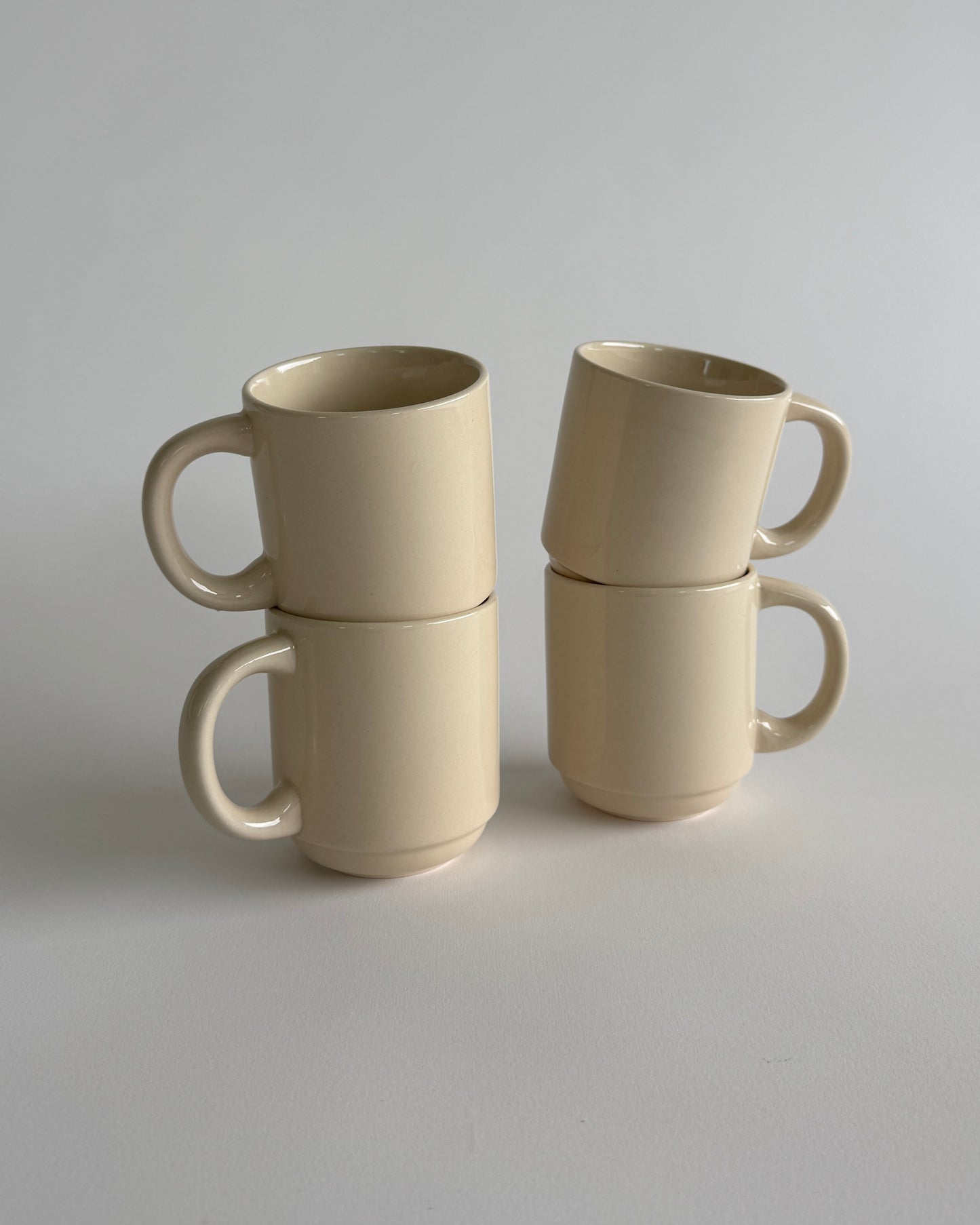 Coffee Mug Beige - Set of 2