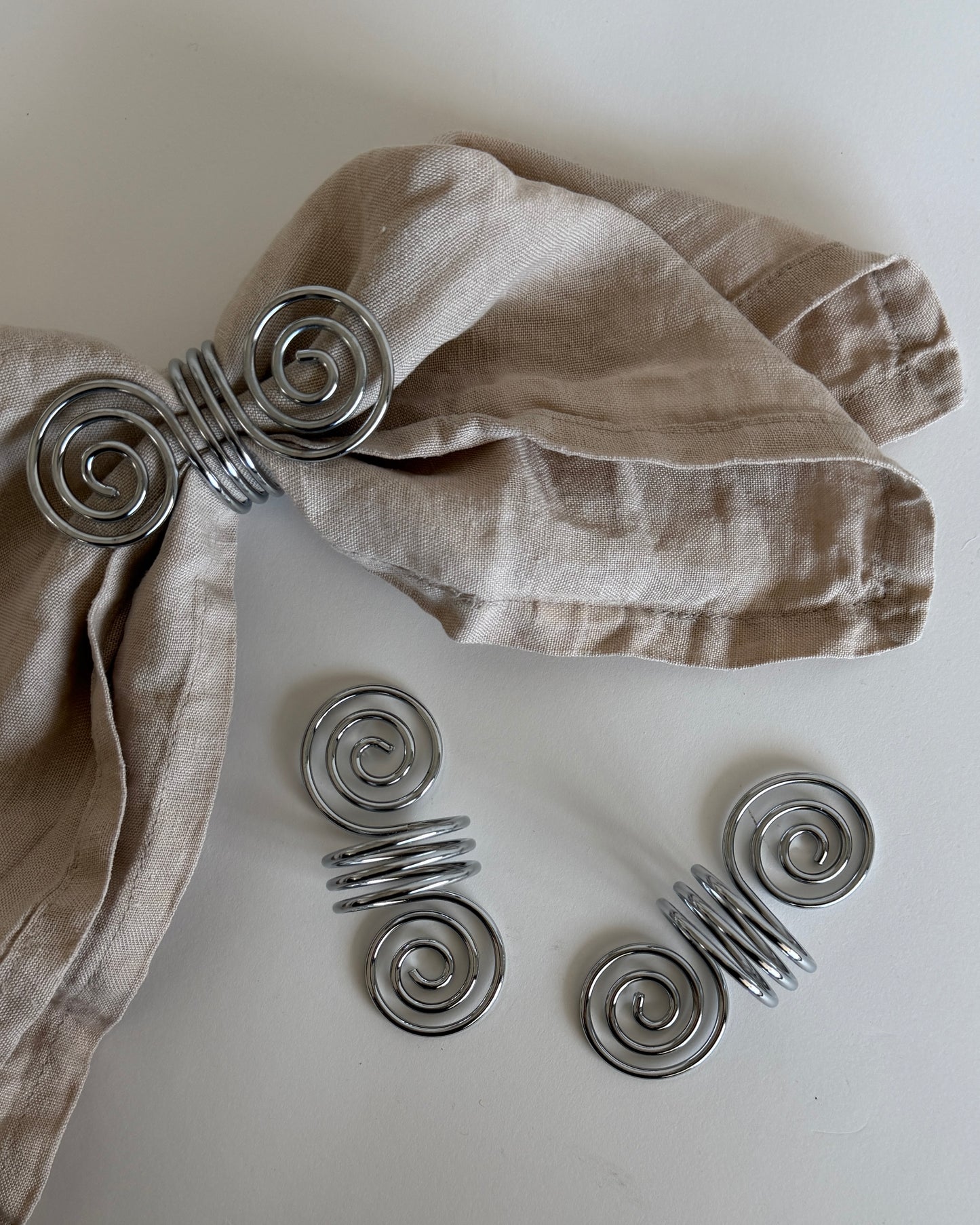 Swirl Napkin Ring- Set of 2