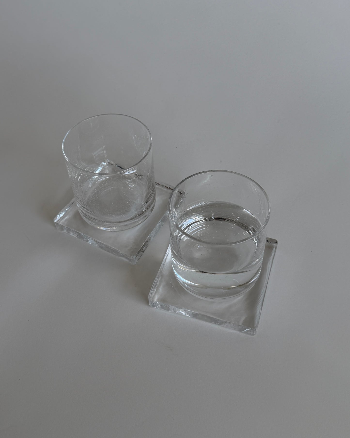 Glass Coaster Set