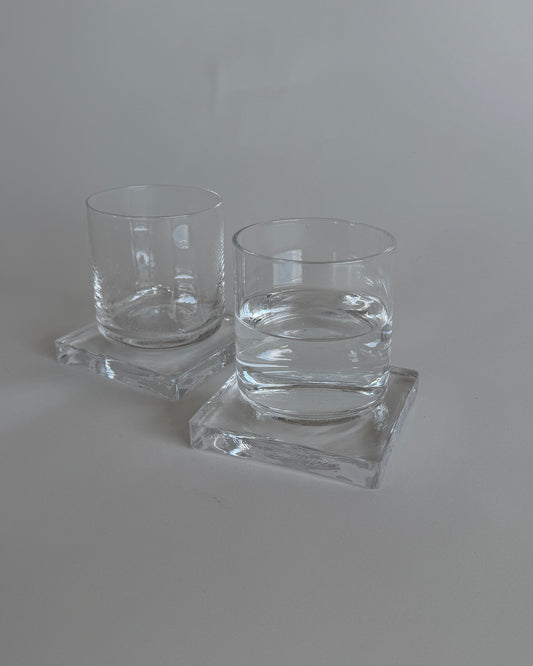 Glass Coaster Set