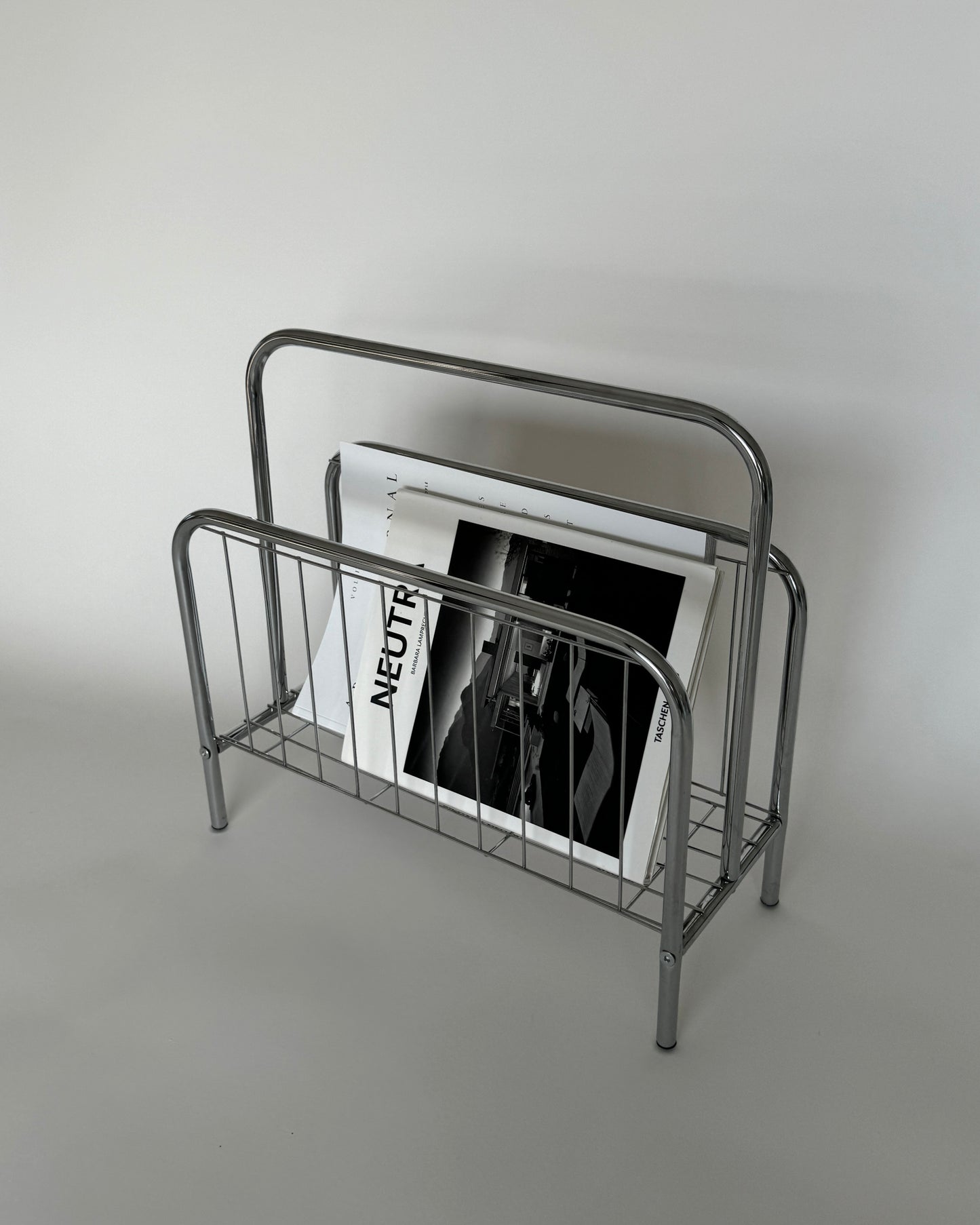 Magazine Rack Silver