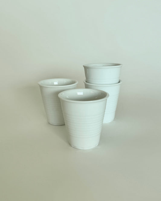 Ceramic Coffee Cups White