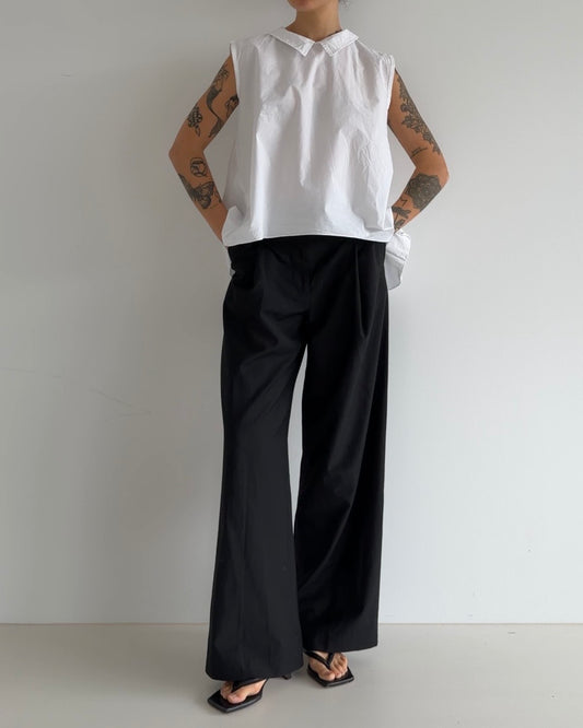 White Balloon Blouse