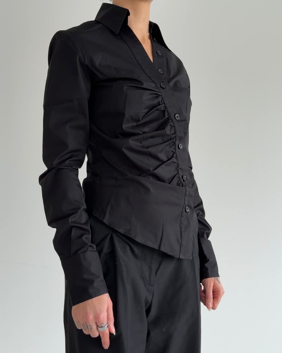 Reworked Vintage Shirt Black