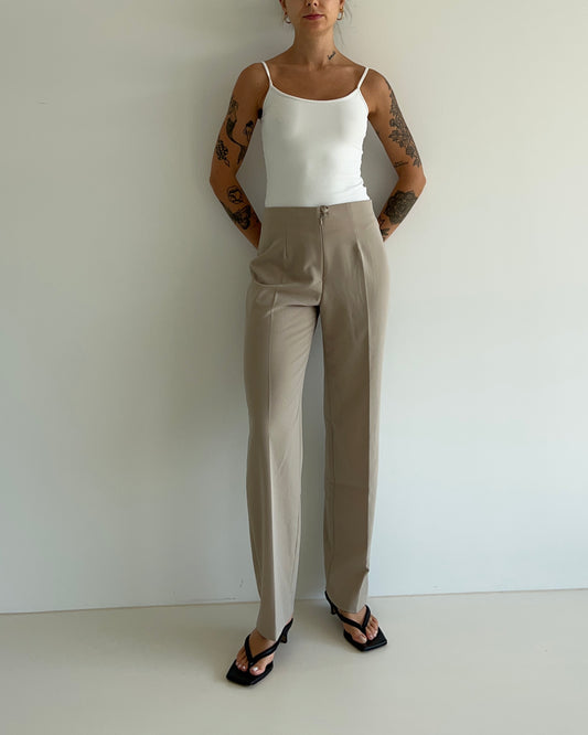 Beige Trousers