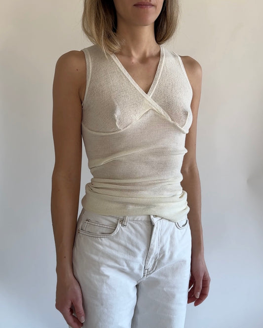 Wool Top White