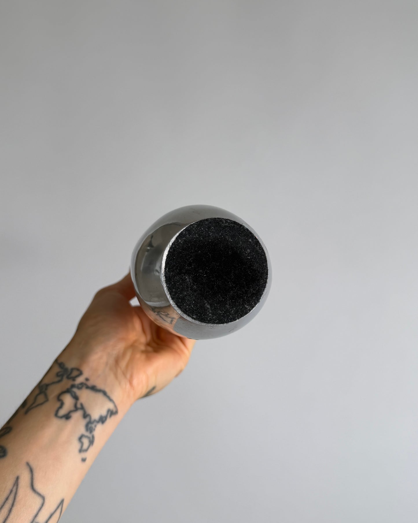 Space Age Chrome Vase