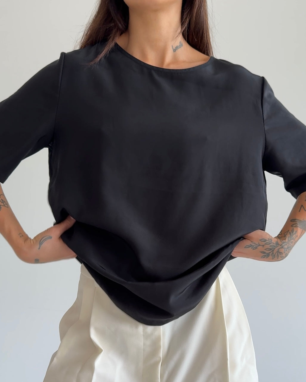 Black Short Sleeve Shirt