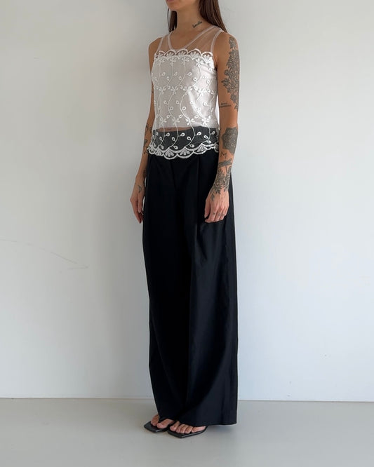 White Top with Details