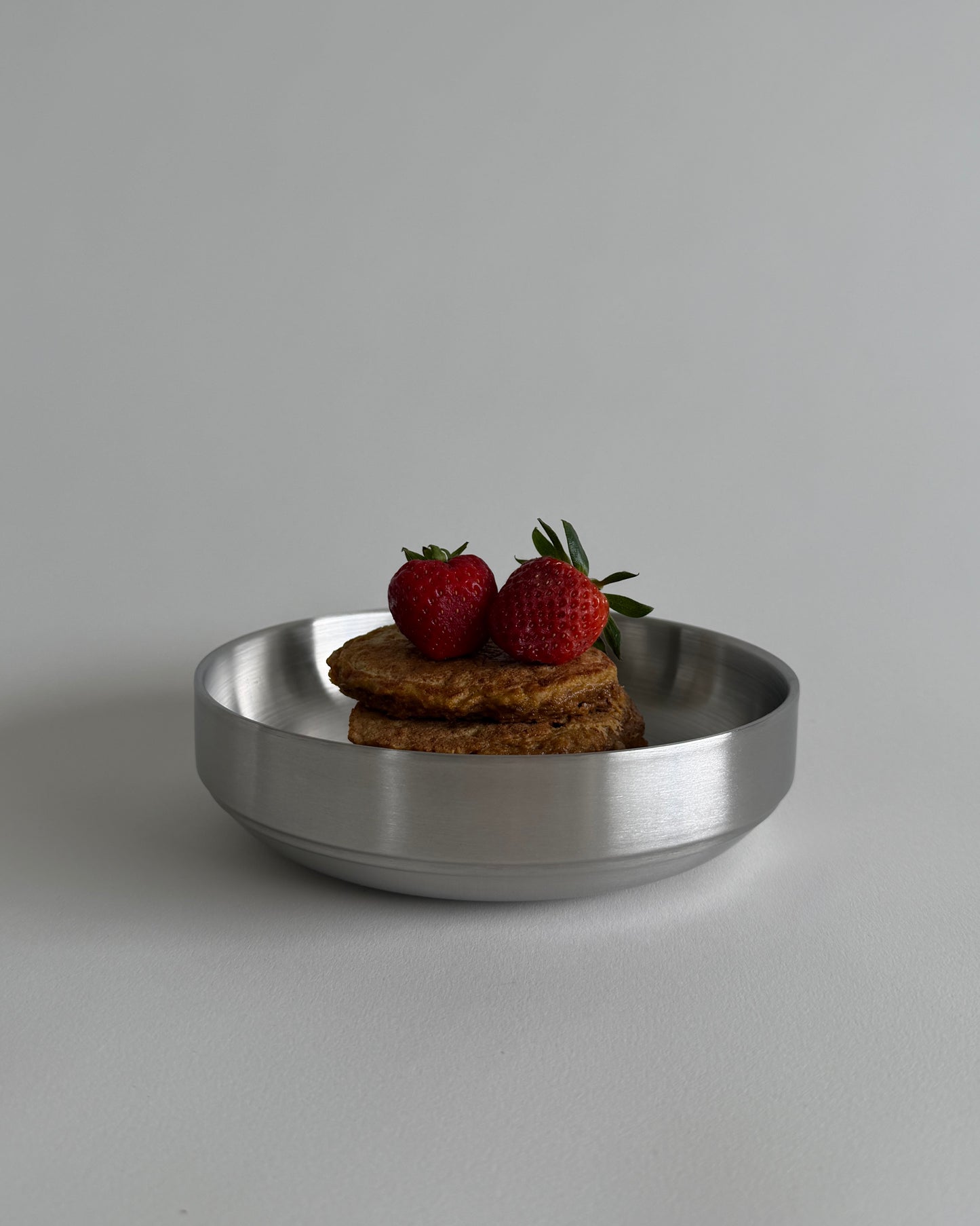 Mono Stainless Steel Plate – Large - Set of 2