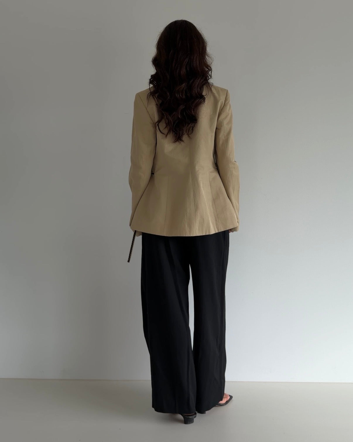 Vintage Minimalist Belted Jacket