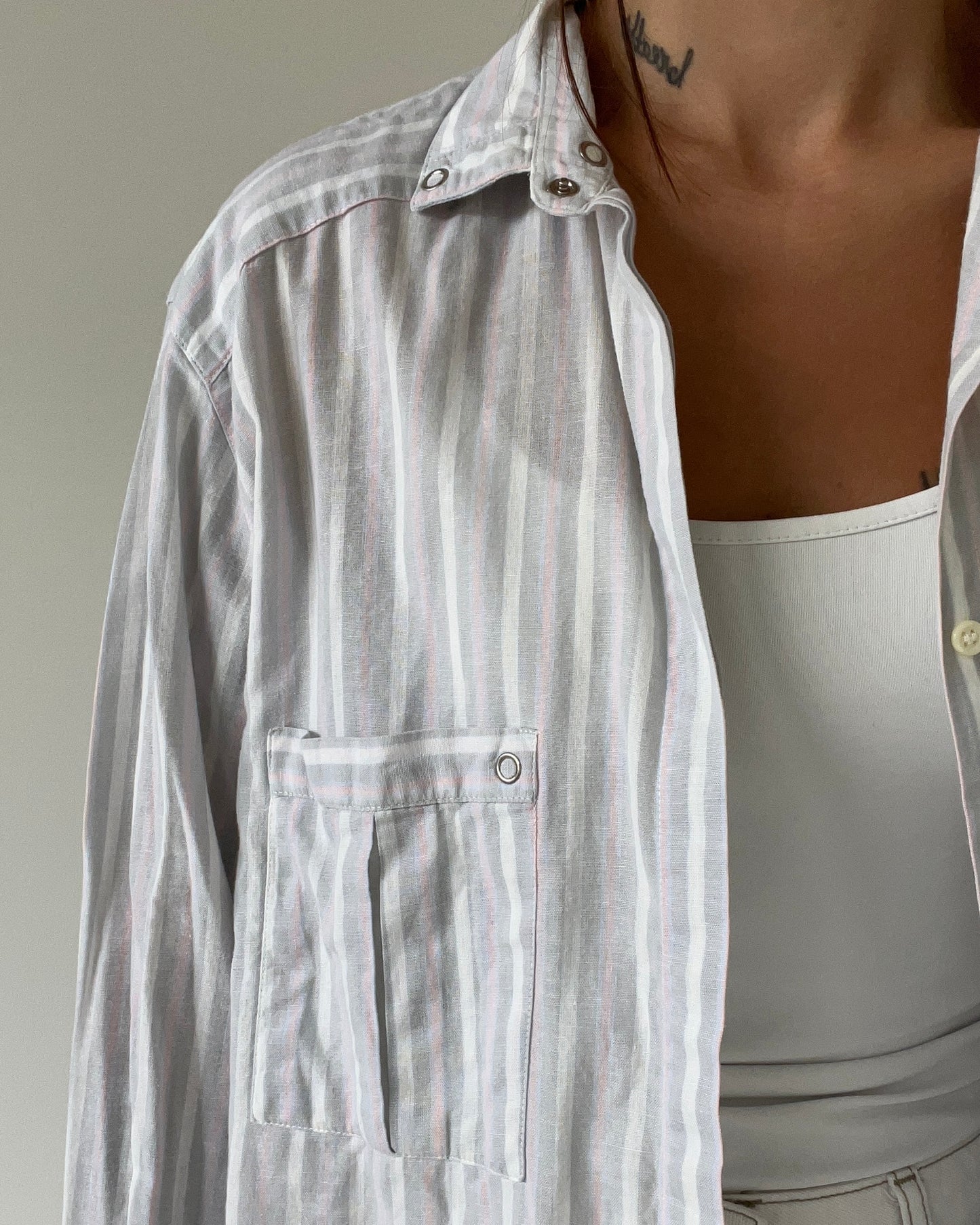 Striped Oversized Shirt