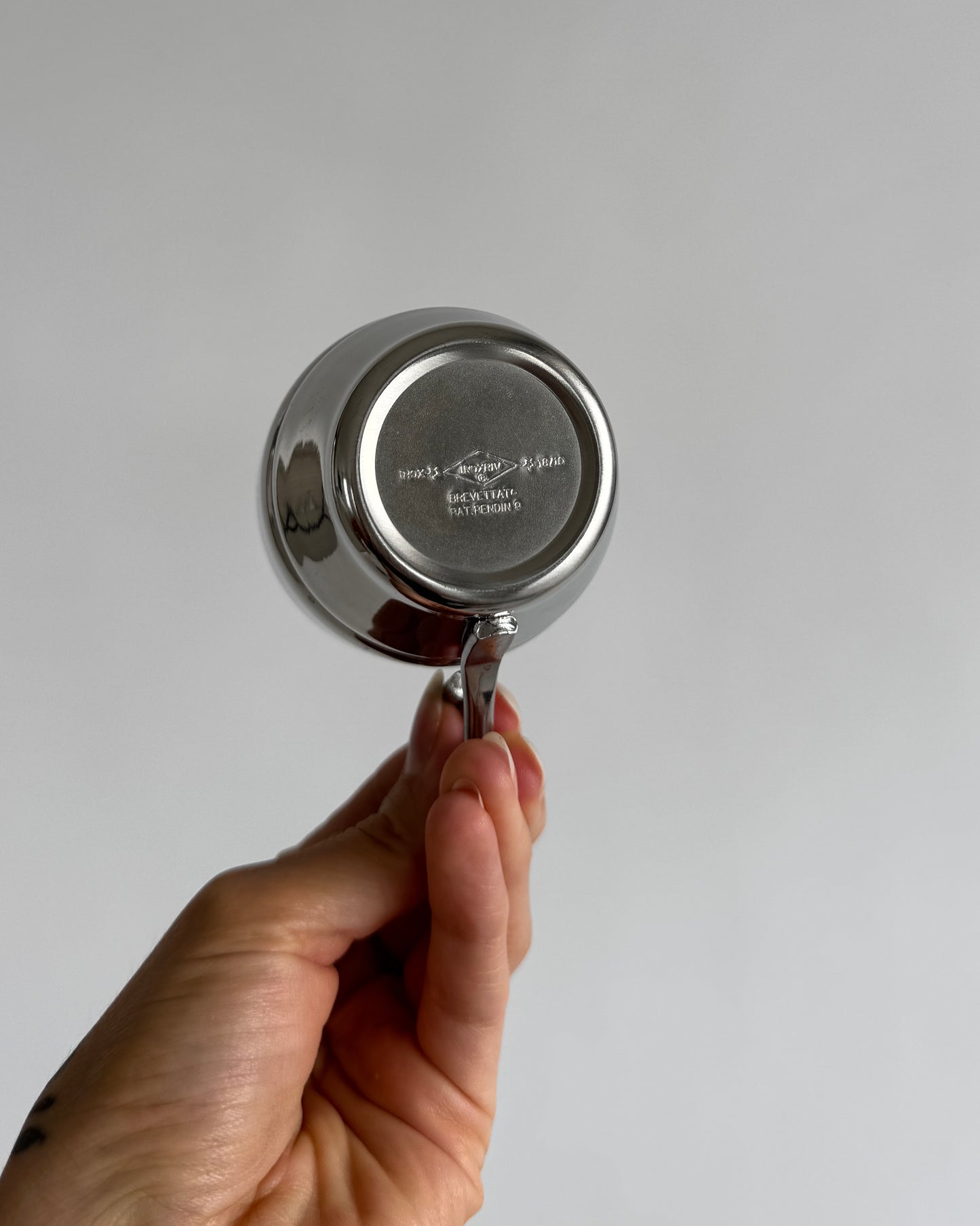 Vintage Chrome Espresso Cup - Set of 2