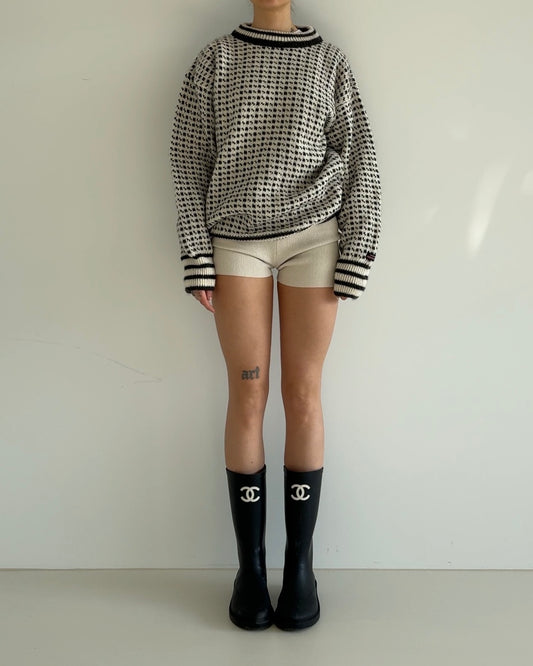 Patterned Wool Sweater