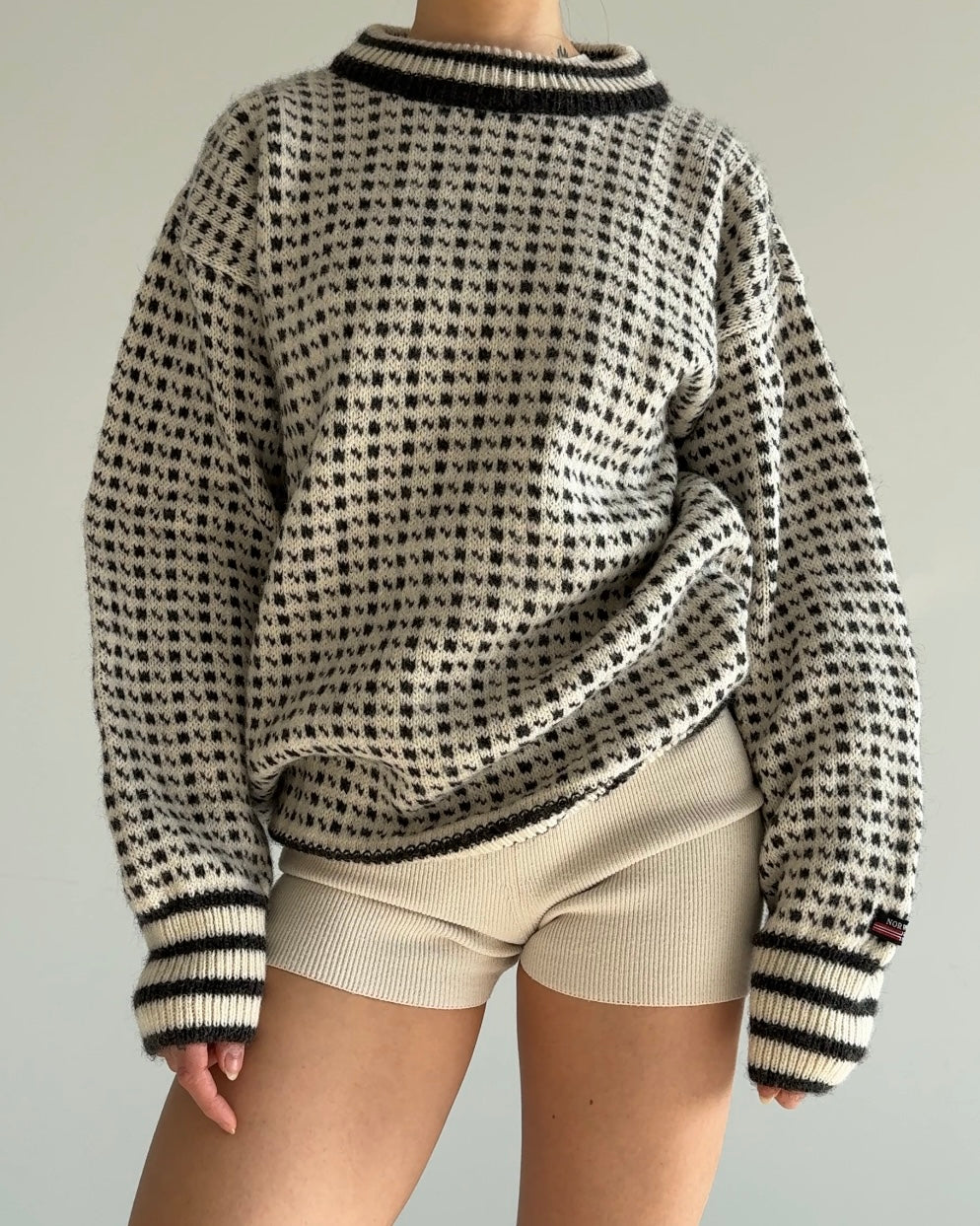 Patterned Wool Sweater