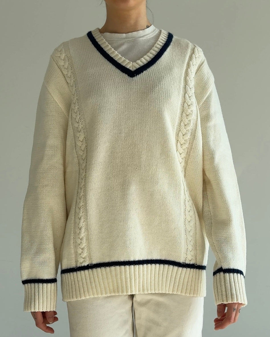 Wool Pullover White