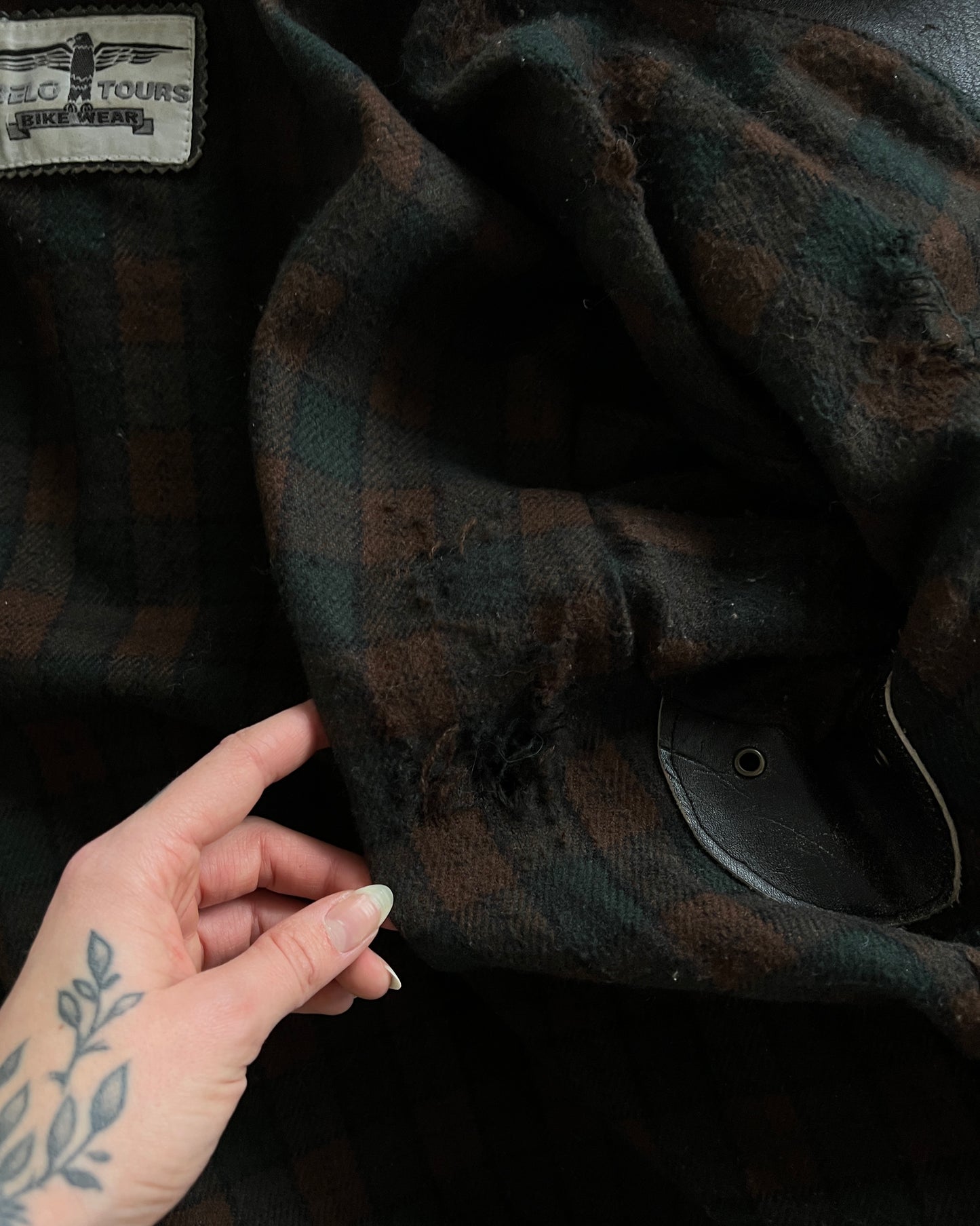 Heavy Leather Jacket Black