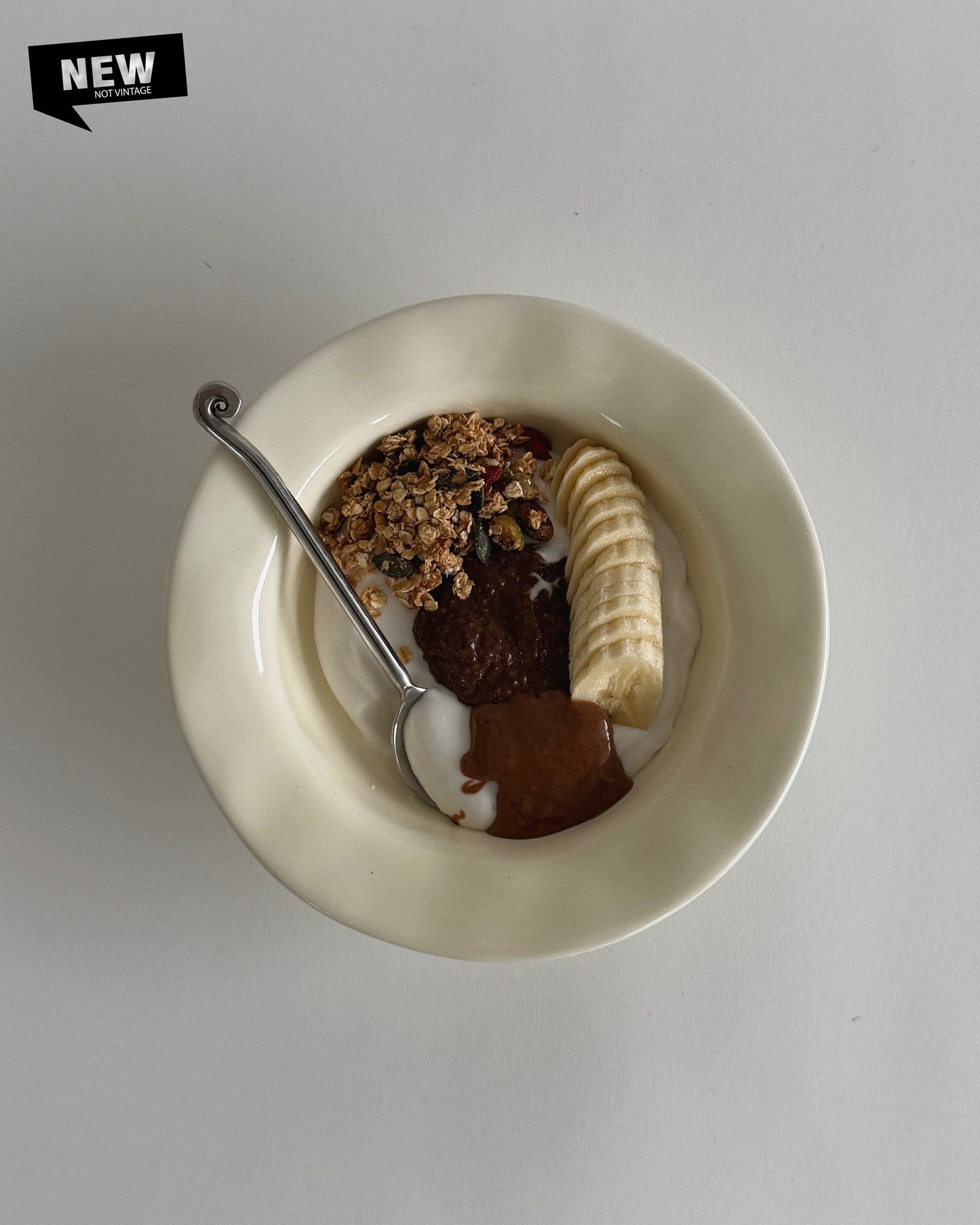 Ivory Ceramic Bowl - Set of 2