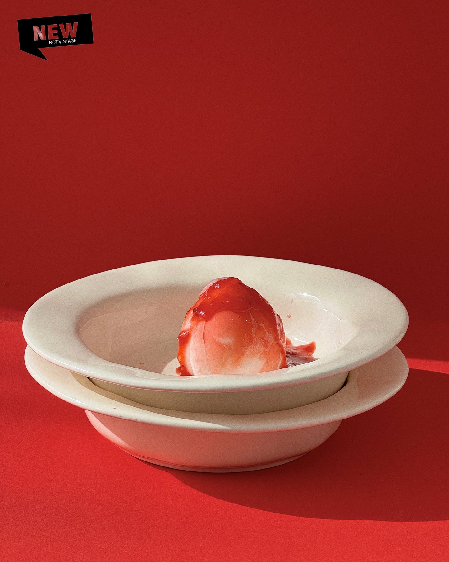 LOW IN STOCK - Ivory Ceramic Bowl - Set of 2