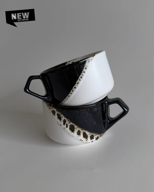 Terra Contrast Ceramic Cups – Set of 2