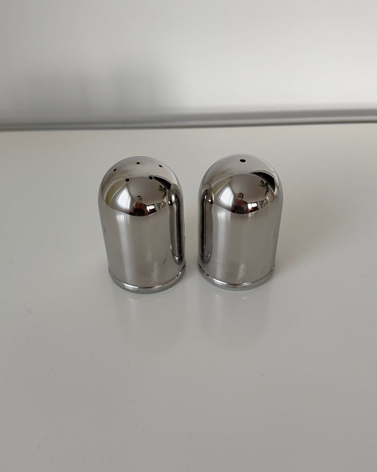 Vintage Salt & Pepper Shaker Chrome