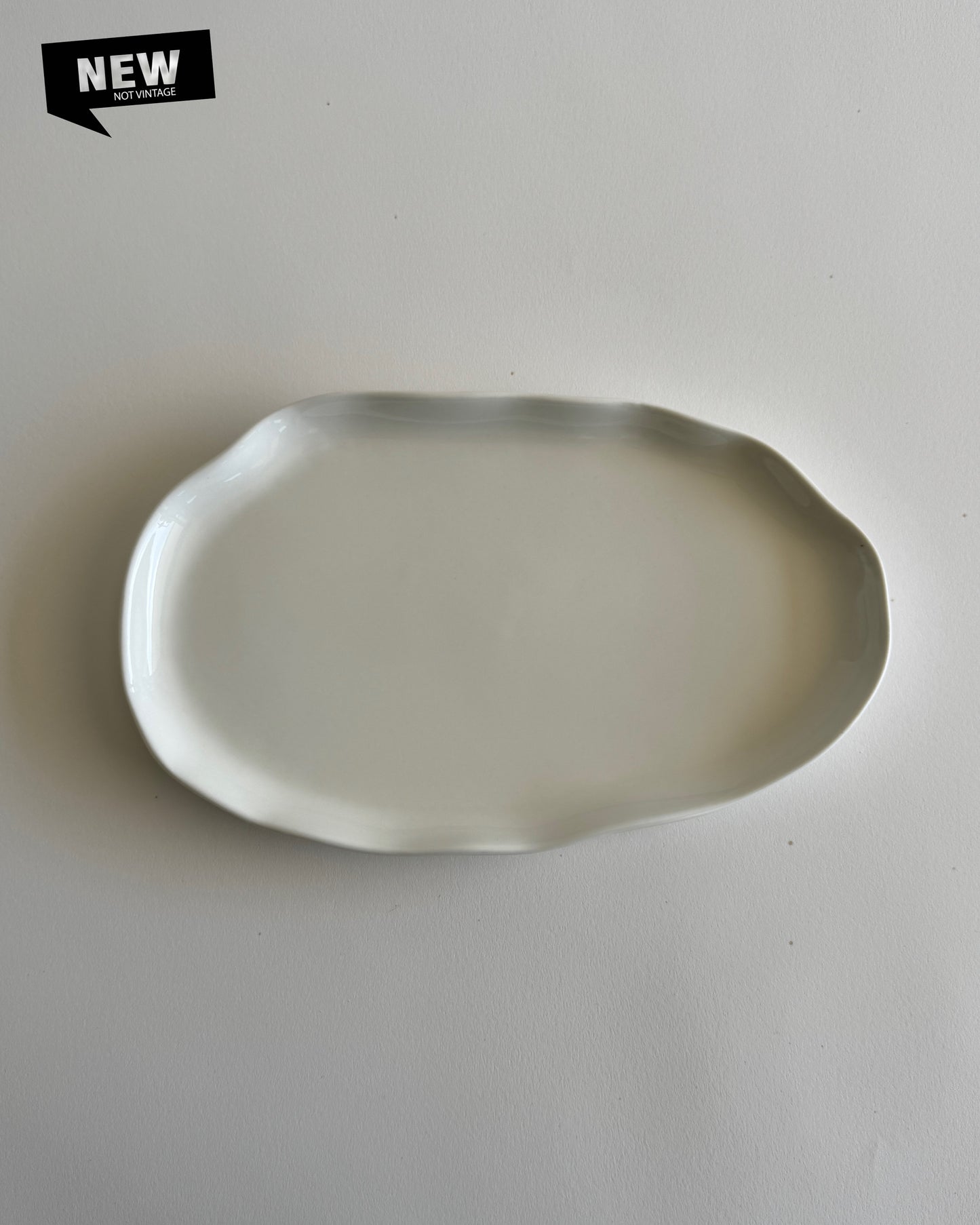 Porcelain Plate White - Set of 2