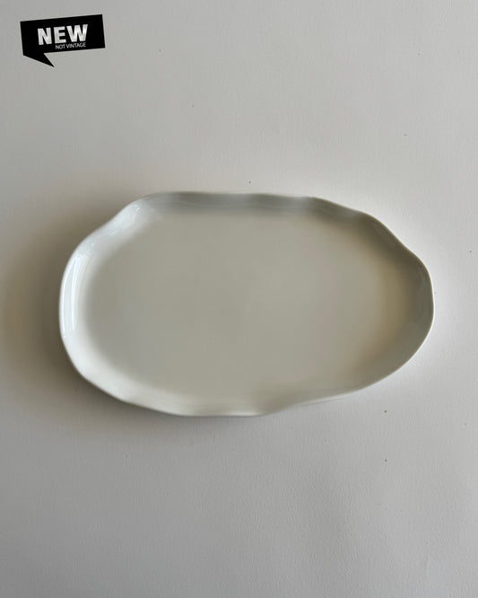 Porcelain Plate White - Set of 2