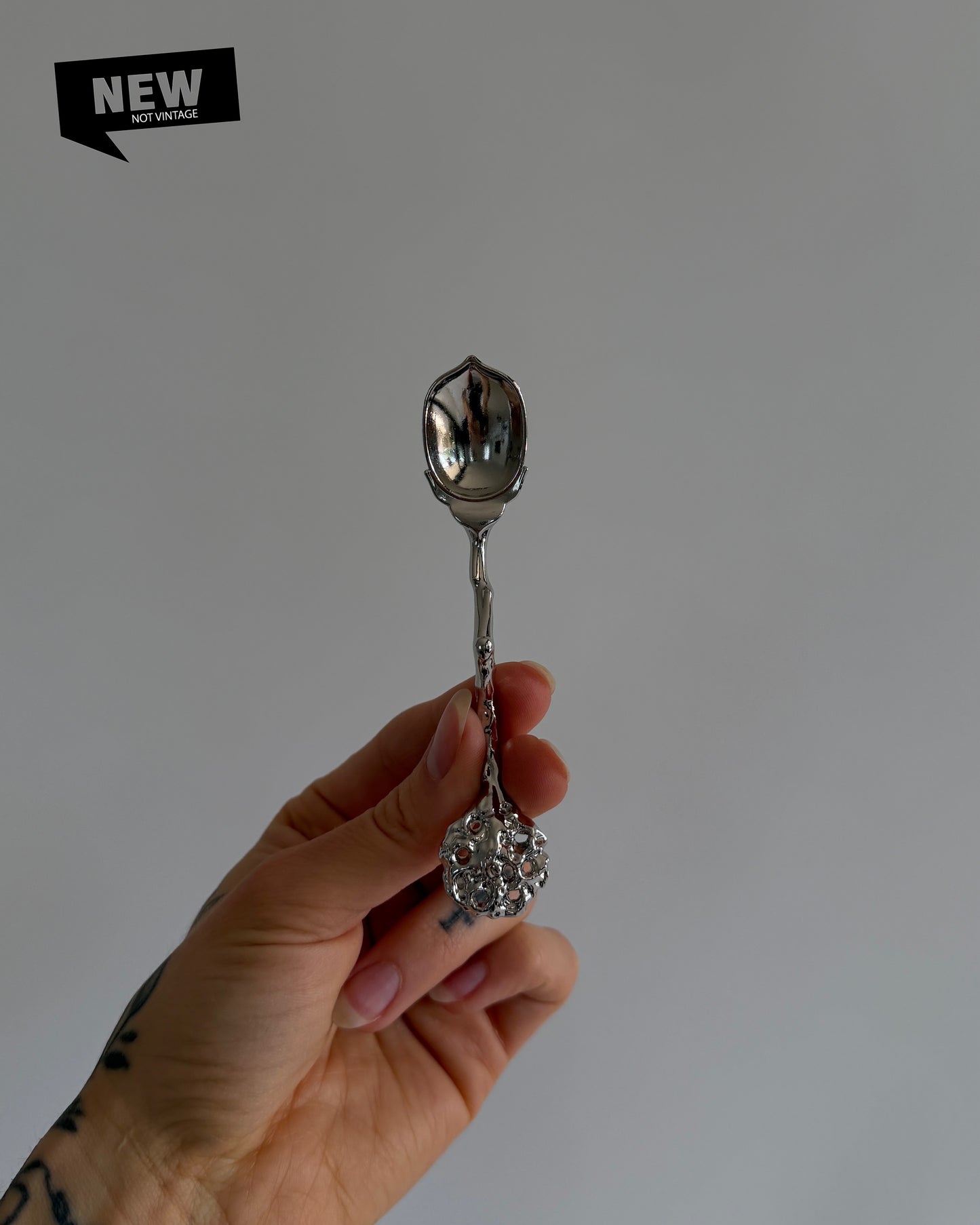 Silver Bloom Coffee Spoon - Set of 2