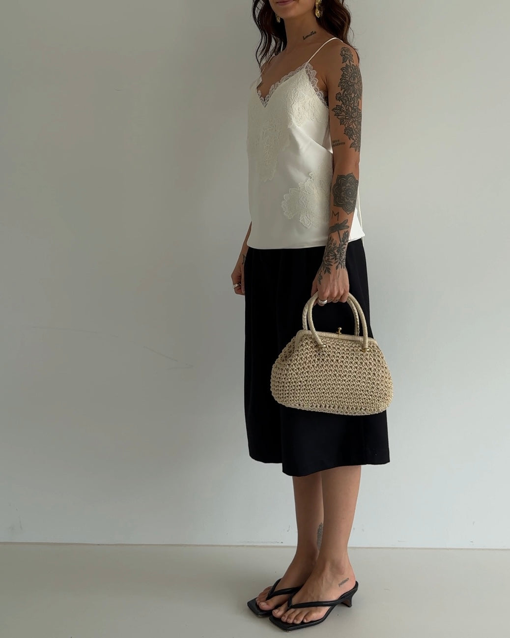 Vintage Basket Bag