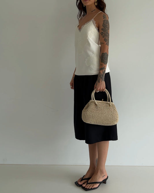 Vintage Basket Bag