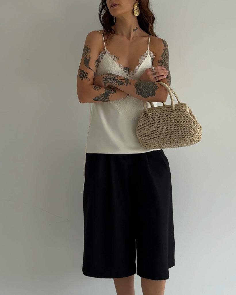 Vintage Basket Bag
