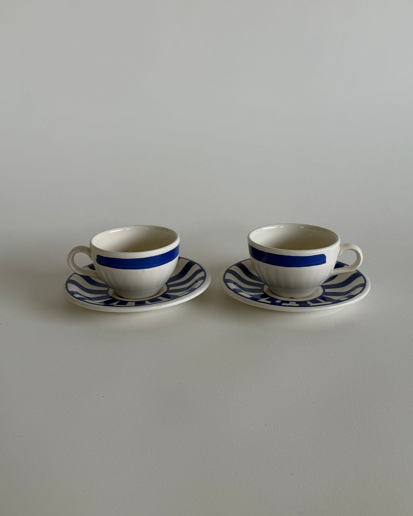 Small Ceramic Cups made in Englad- Set of 2