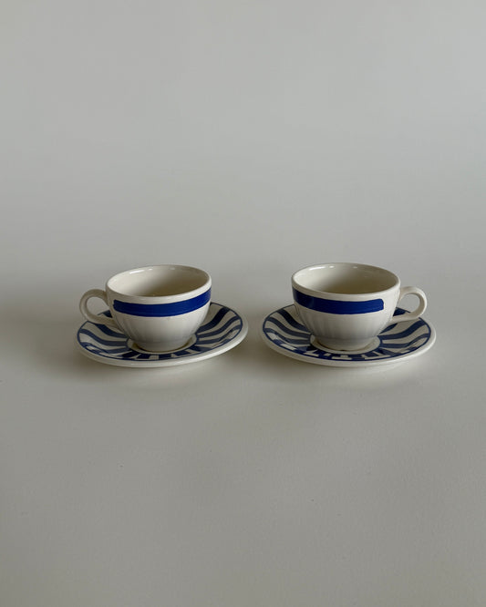 Small Ceramic Cups made in Englad- Set of 2