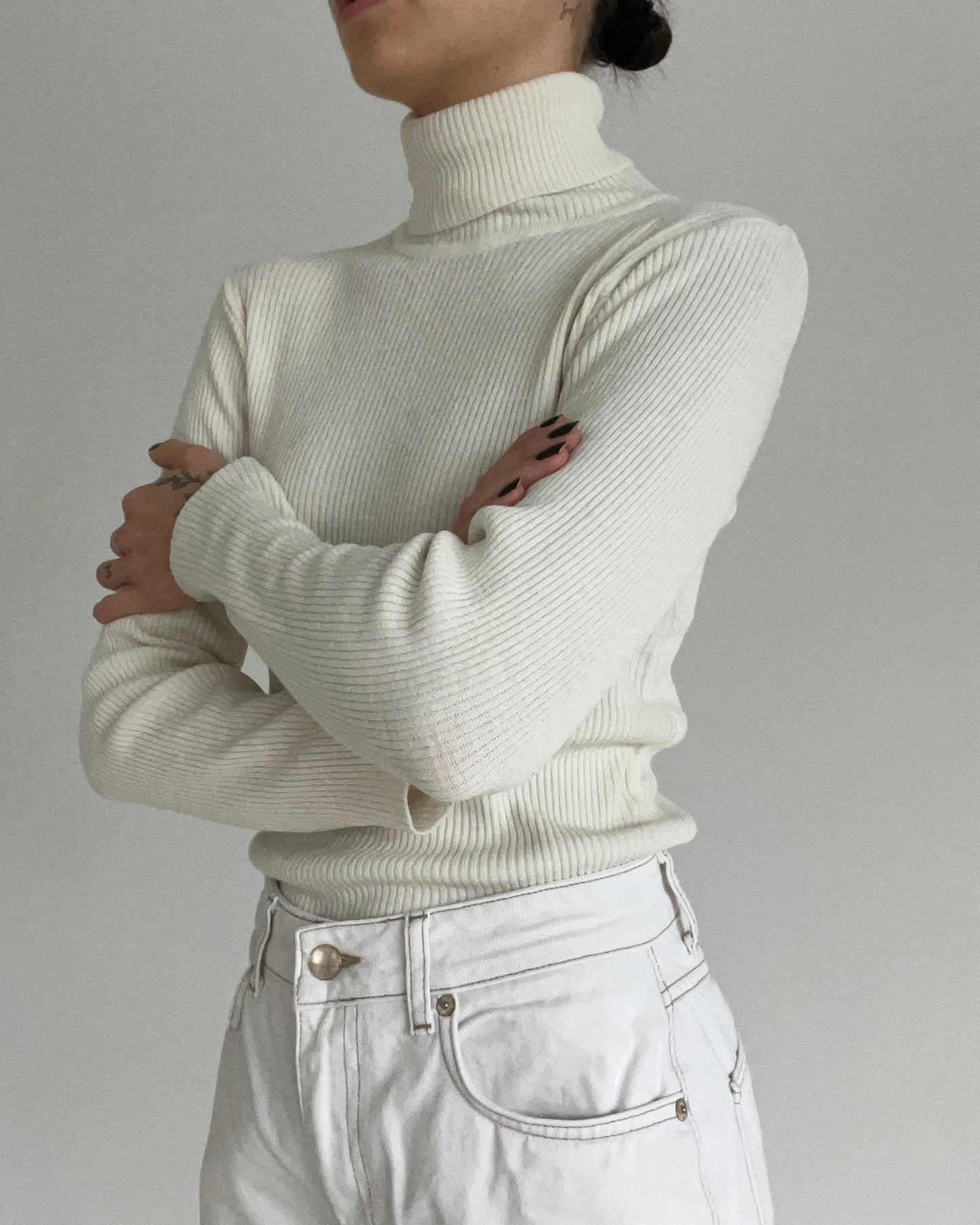 Turtleneck White