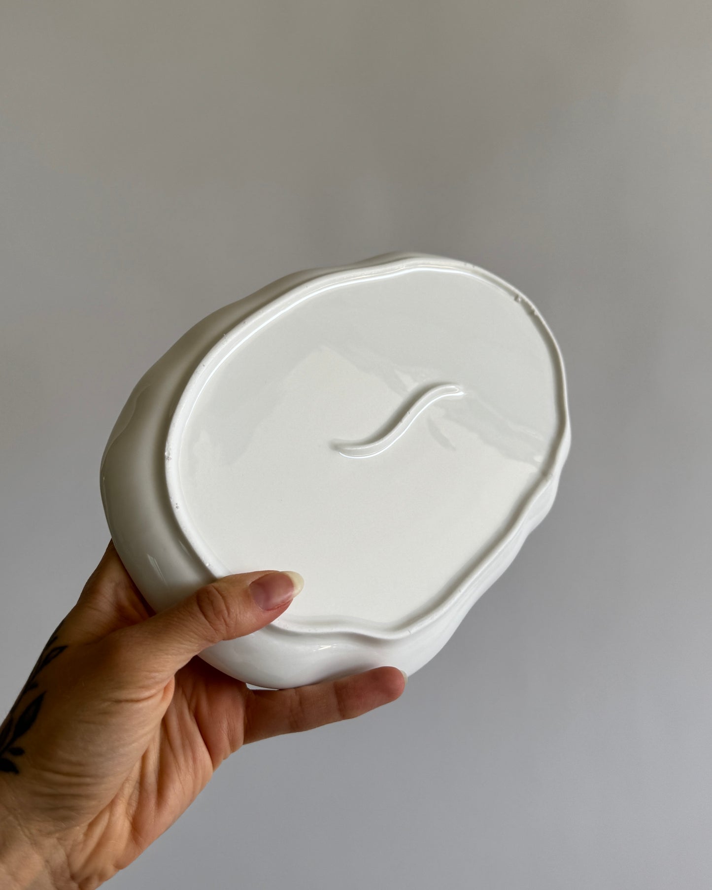 Porcelain Plate White - Set of 2