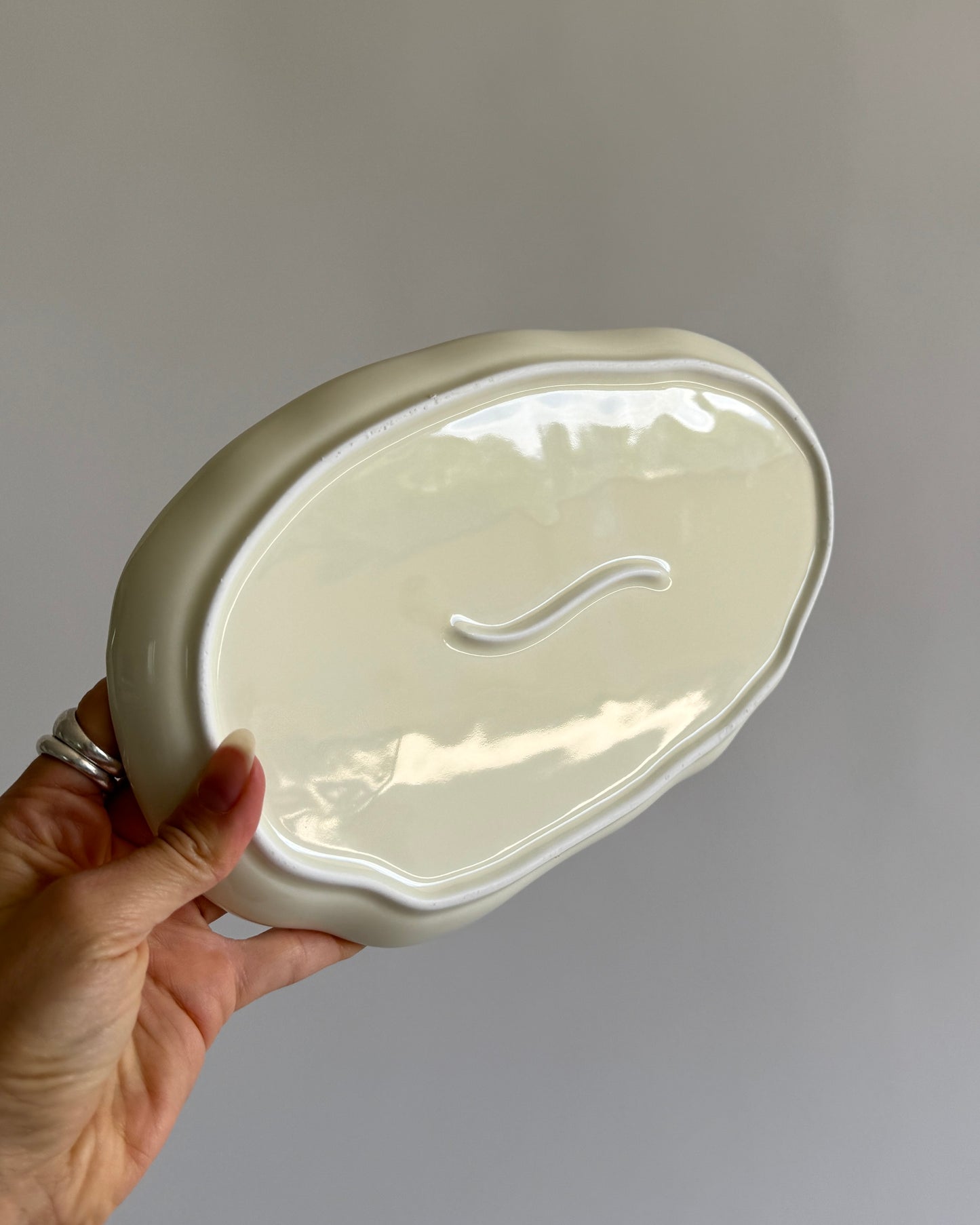 Porcelain Plate Butter Yellow -Set of 2