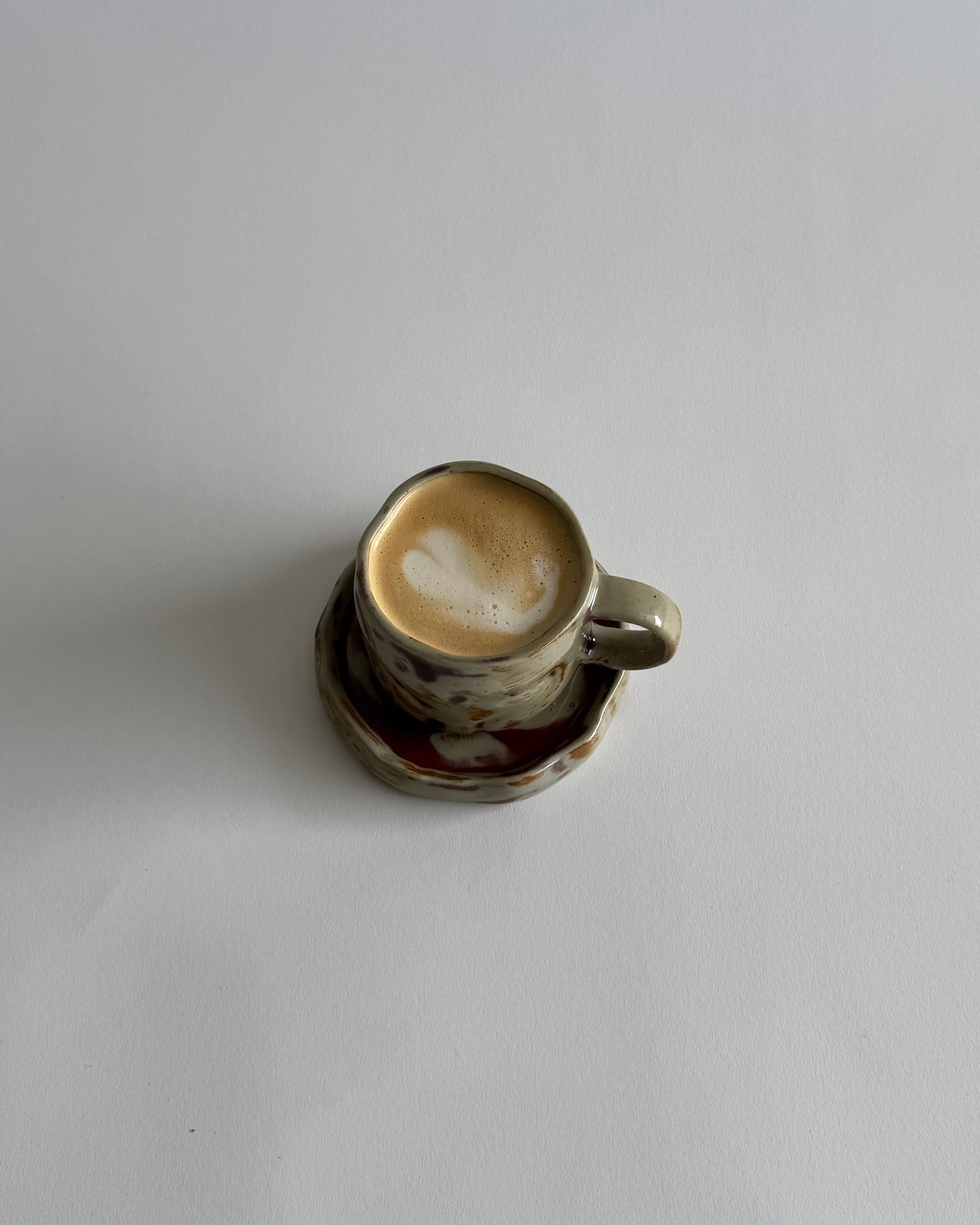 Ceramic Cup with Saucer