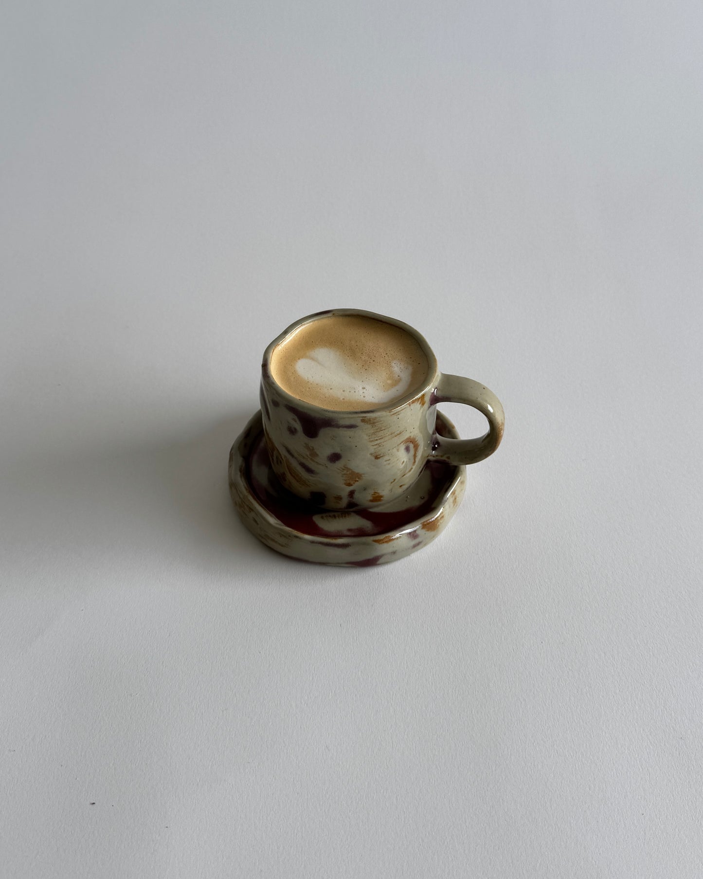 Ceramic Cup with Saucer