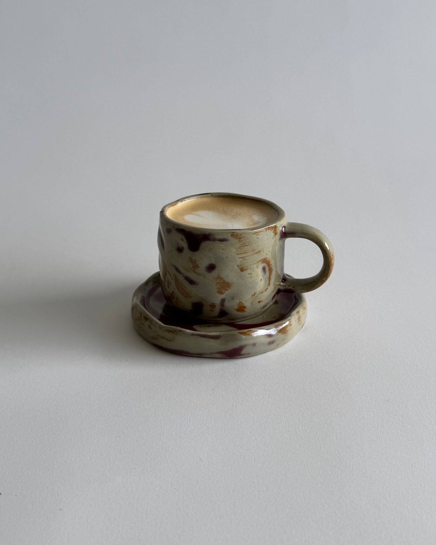 Ceramic Cup with Saucer
