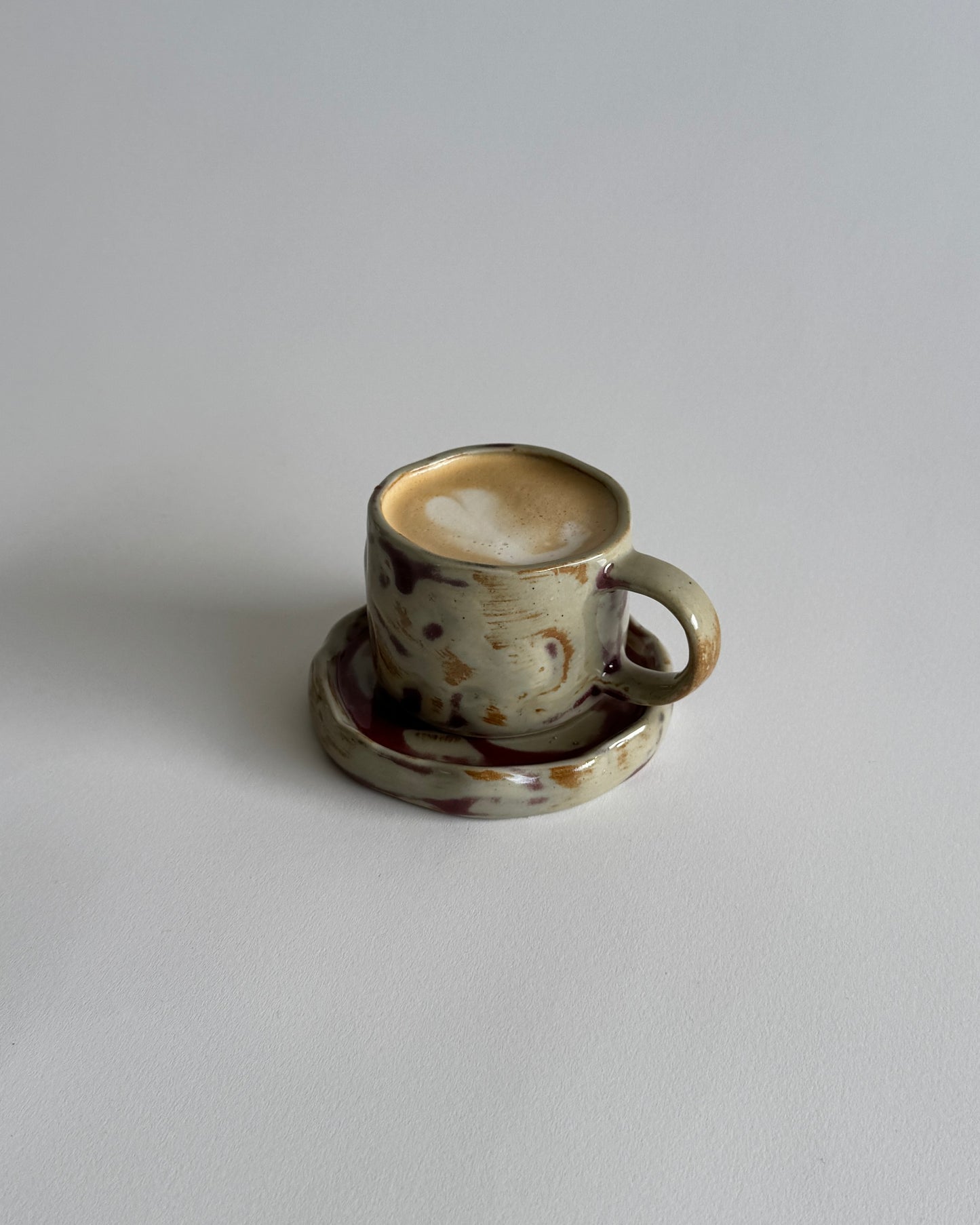 Ceramic Cup with Saucer