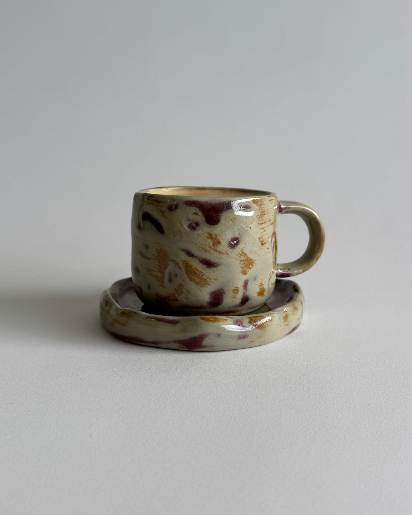Ceramic Cup with Saucer
