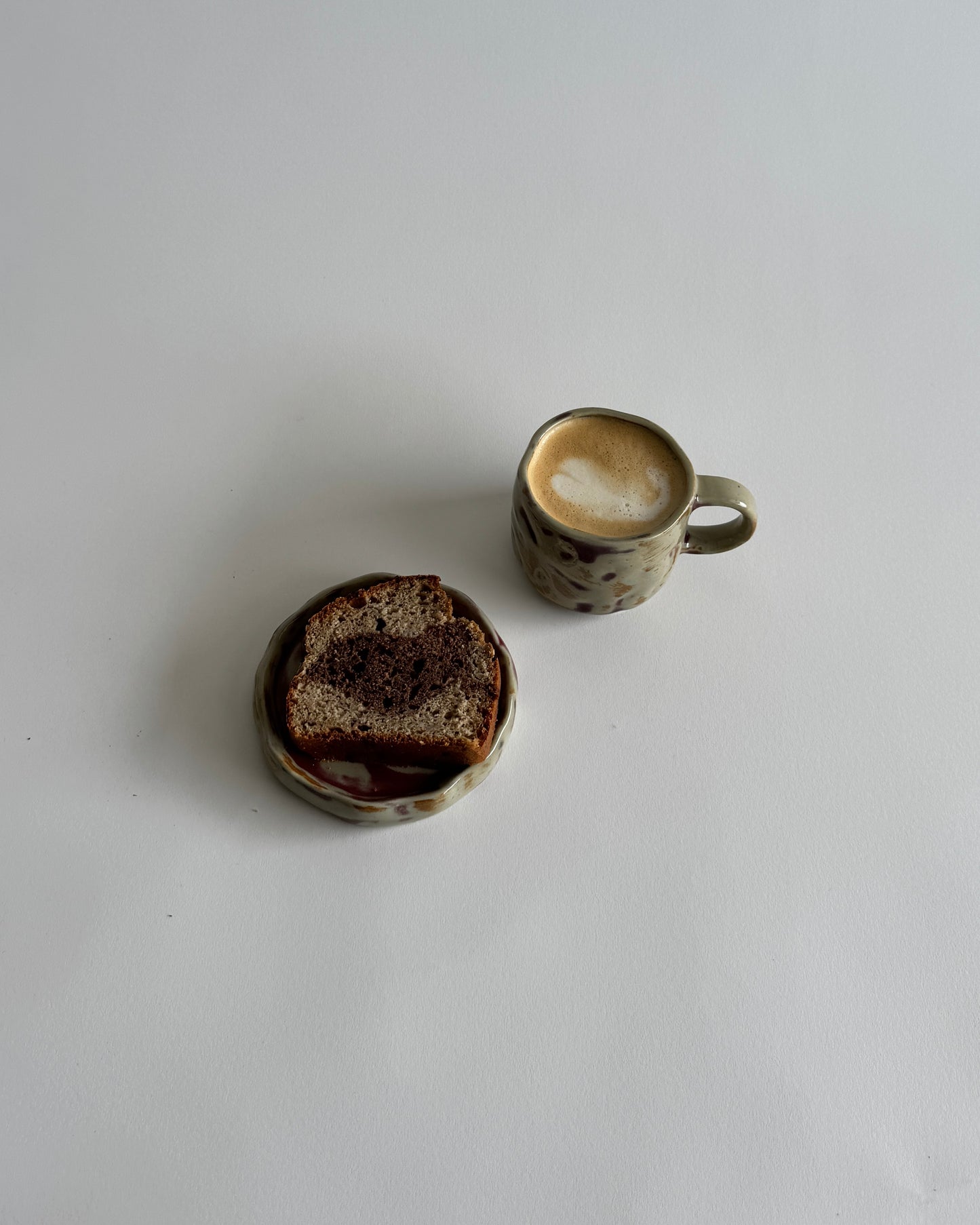 Ceramic Cup with Saucer