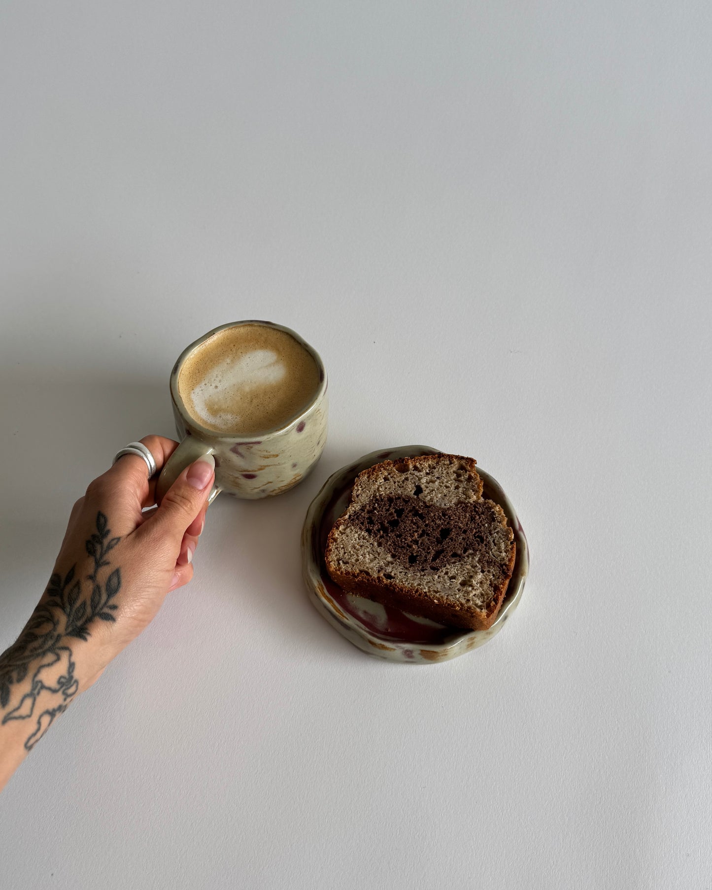 Ceramic Cup with Saucer