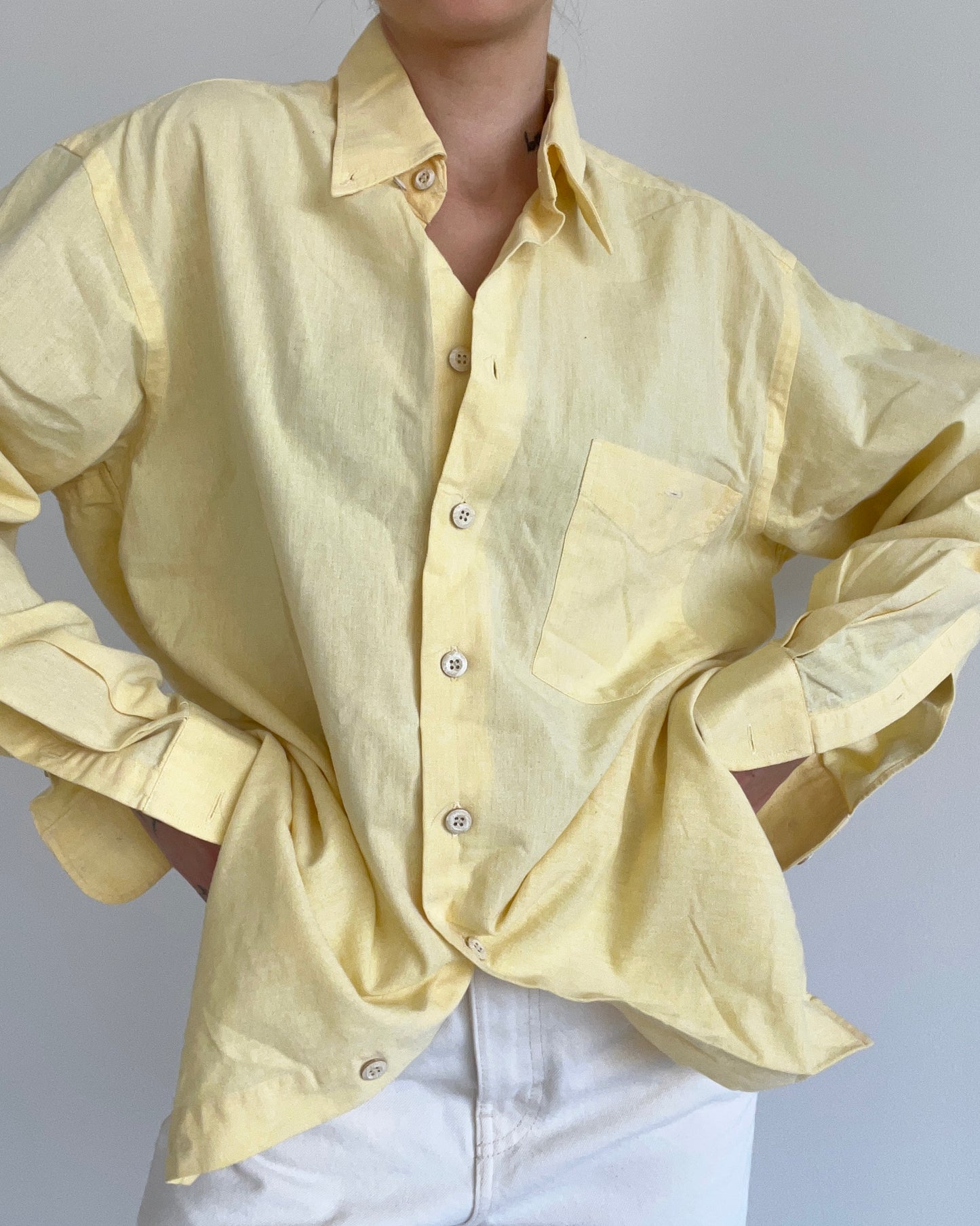 Oversized Shirt Yellow