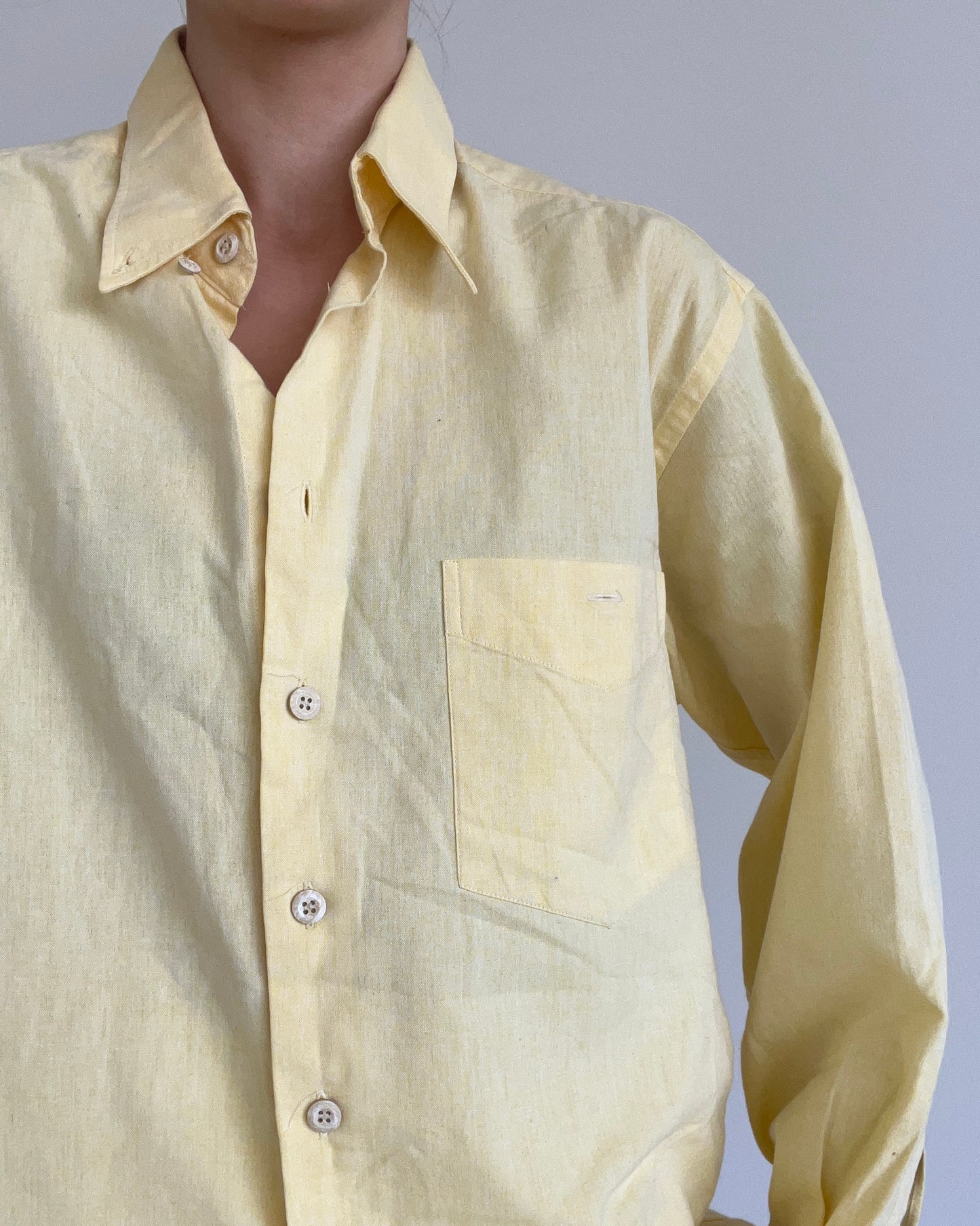 Oversized Shirt Yellow