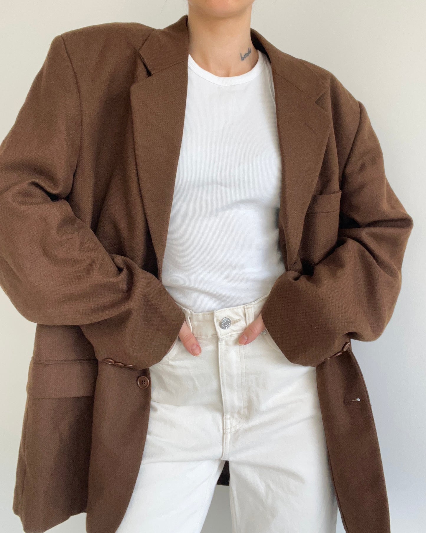 Very Oversized Blazer Brown