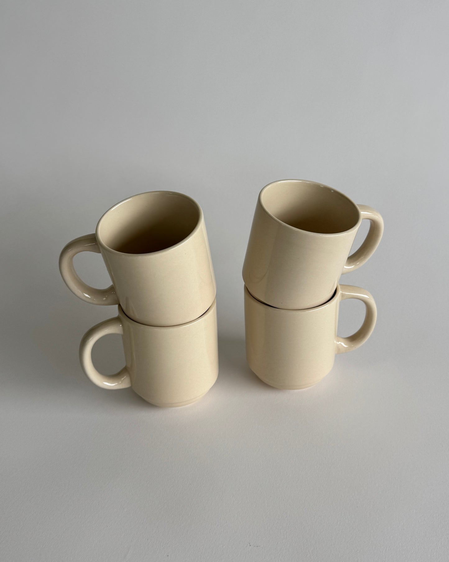 Coffee Mug Beige - Set of 2